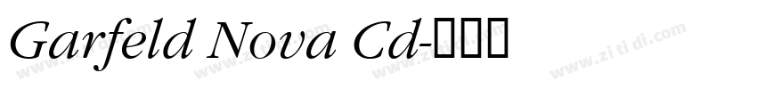Garfeld Nova Cd字体转换 Garfeld Nova Cd字体转换